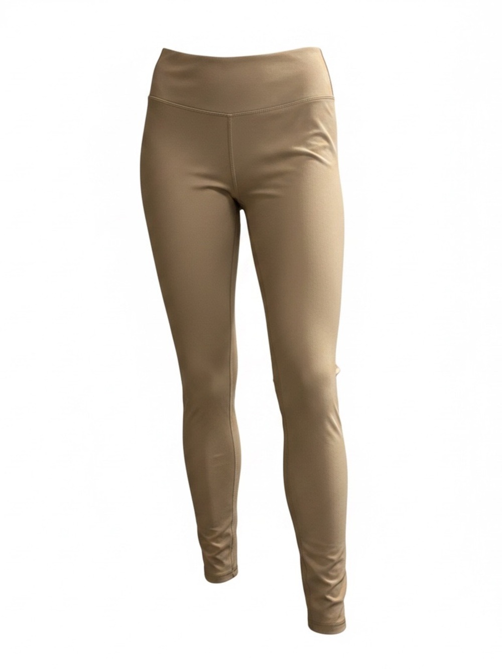 Everyday High-Waist Tan Leggings